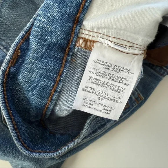 Madewell 9” High Rise Distressed Skinny Jeans size 28 - Picture 5 of 7